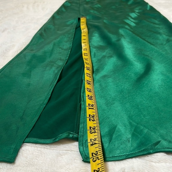 Walk the Line Emerald Green Slip Dress- LIONESS- Size S NWOT - Picture 8 of 15